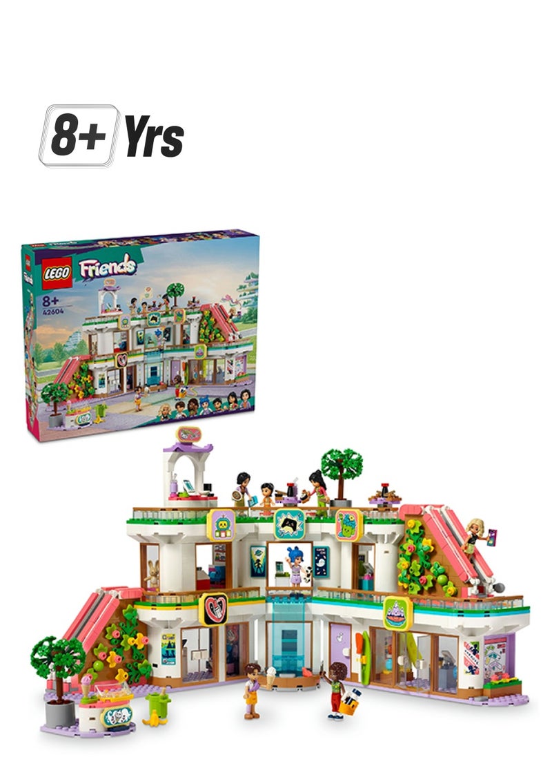 LEGO - 42604 Friends Heartlake City Shopping Mall Social Skills Toy, Building Kit, Gift Set For Girls, Boys And Kids 8-Plus Years Old (1,237 Pieces) - Image 1