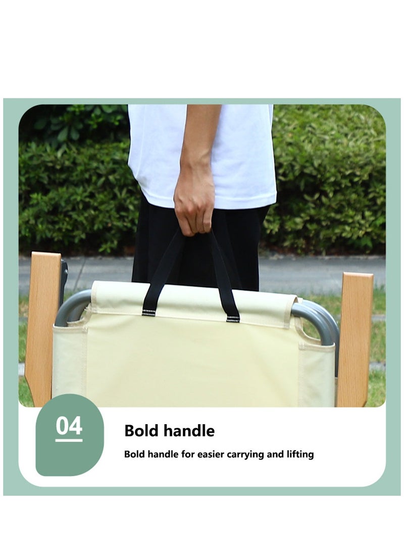 Arabest Lightweight Camping Chairs | Portable Folding Chair | Beach Chairs | Stylish Design with Wood Handles | Heavy Duty 220 lbs | Ultralight 5 lbs | Picnic, Concerts - Image 4