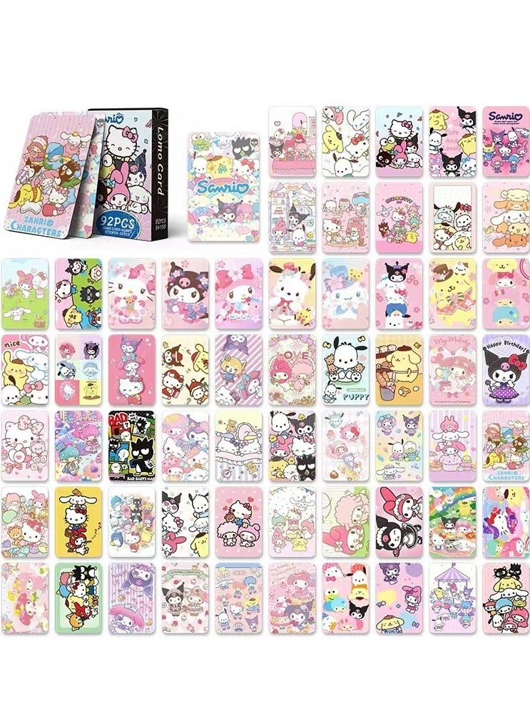 NIBEMINENT 92 Pcs Cartoon Sanrio Lomo Cards Card For Fans Collection Gifts - Image 2