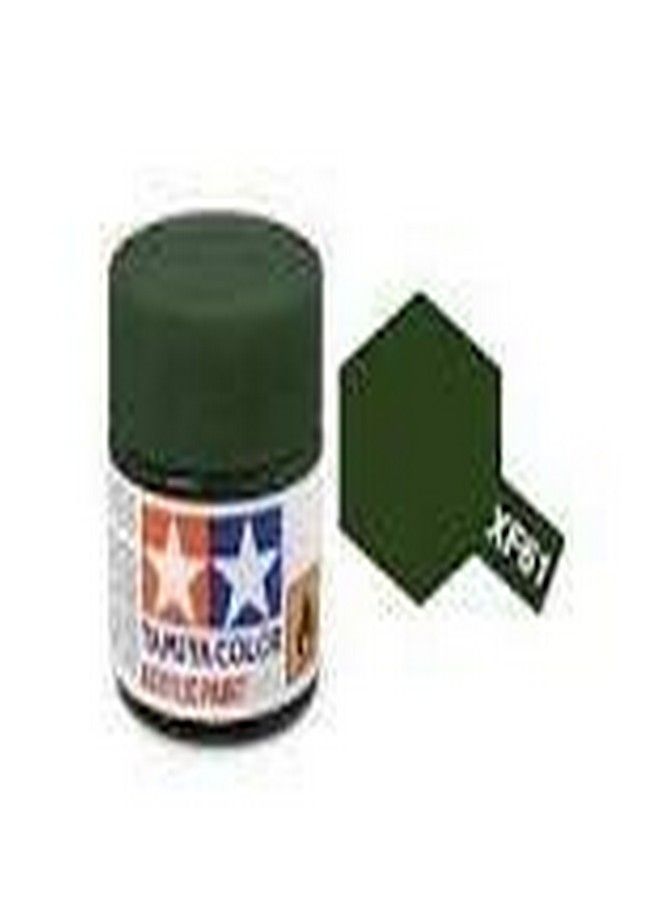 TAMIYA 81761 Acrylic Mini XF61 Dark Green 1/3 oz - Image 2
