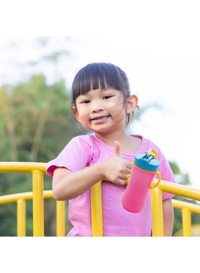 Nabhya Baby Sipper Spill Proof Kids Sipper Cup Water Bottle (Random Color) (Grippy 450 Ml) - Image 3