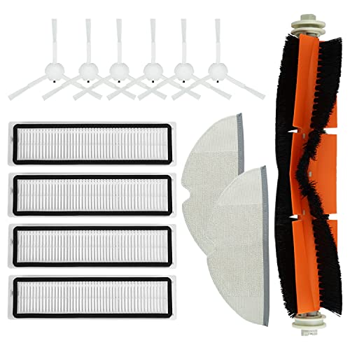 BBT BAMBOOST Replacement Parts fit for Dreame D9,D9 max,D9 pro,L10,L10 pro, Filters Main Rolling Brushes Side Brush Mop Clothes Clearning Pads Accessories(Pack of 13) - Image 1