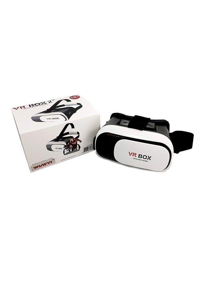 VR Box Virtual Reality 3D Glasses With Remote for Various electronic devices, suit for Kids and Adults, Play Game, Watch 3D IMAX Movie, White - Image 4
