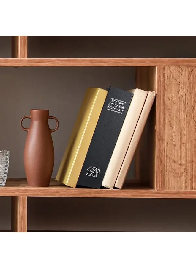 Black Small Book Safe With Password Lock Metal Cash Storage Box Gift - Image 5