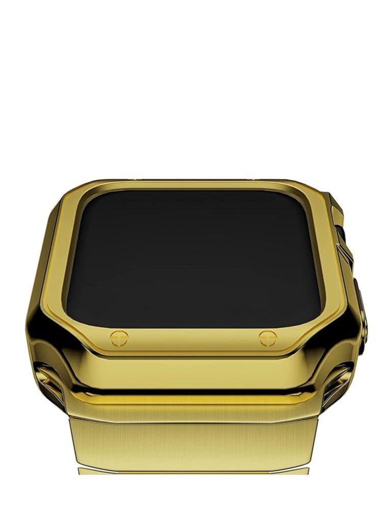 Y&D For Apple Watch Ultra 8/7 Generation 42/44/45mm Metal Strap With TPU Plating Case Suit - Image 3