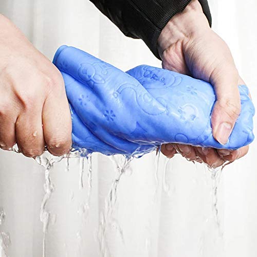 Pets EmpireSuede Material Bath Towel Ultra-Absorbent Dog Towels Machine Washable Towel for Small Medium Large Dogs and Cats (Color May Vary) 1 Piece - Image 3