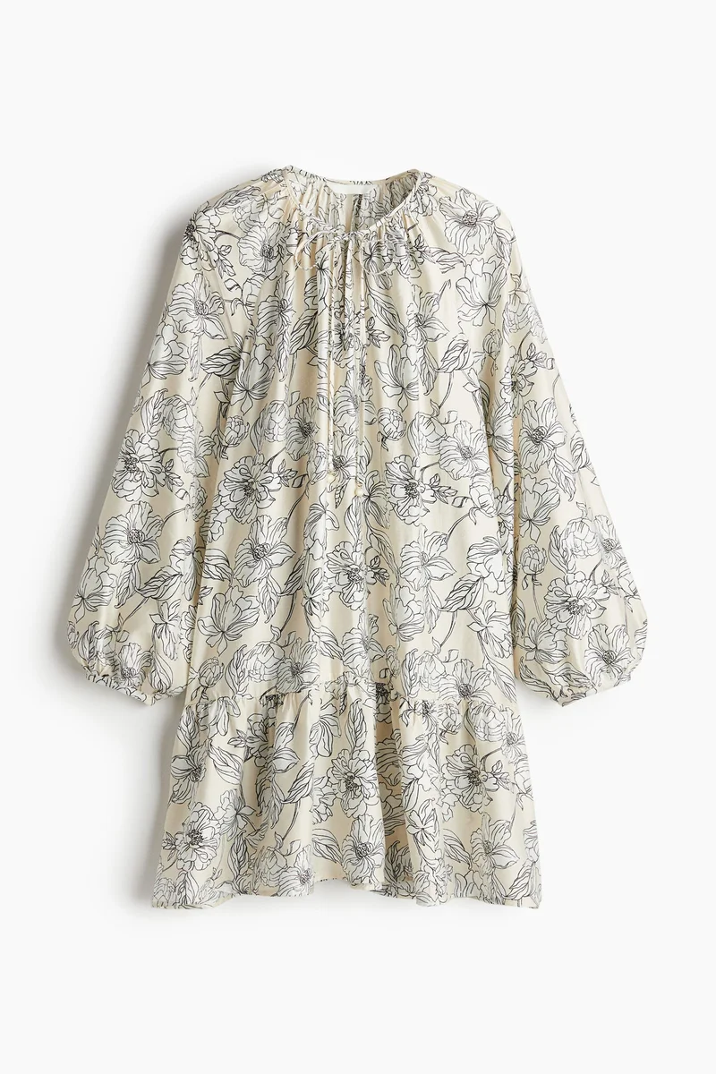 H&M Tie-Detail Dress