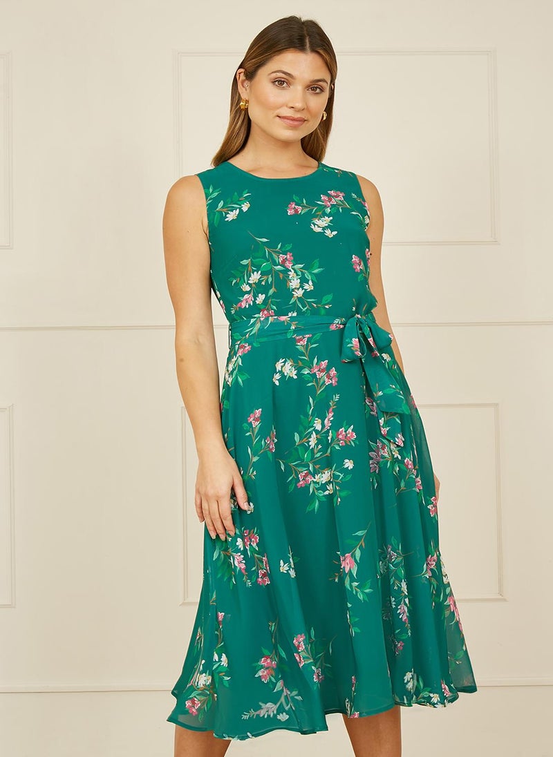 Yumi Floral Sleeveless Dress  - Image 1
