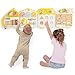 ROBUD Activity Wall Busy Board Spring Train Montessori Busy Board 12in1 Wooden Sensory Wall Panel Montessori Sensory Wall Panel for Boys Girls Ideal for Toddler Playroom Nursery Classroom - Image 2