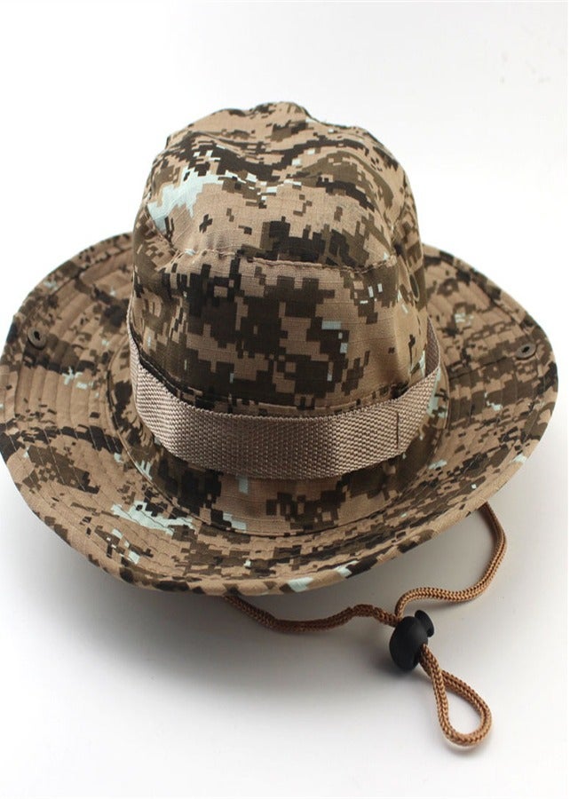Loquat Outdoor Camping Camo Sunscreen Hat Multicolour B  - Image 2