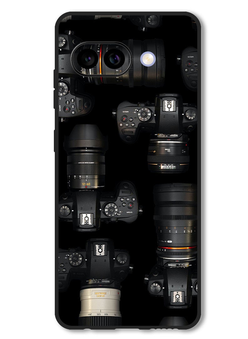 Theodor Case Compatible with Google Pixel 9A Protection Shockproof Bumper Cover cameras_lenses_photo - Image 1