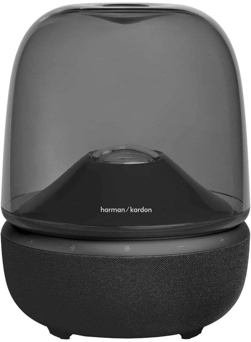 Harman Kardon Aura Studio 5 Bluetooth Home Speaker | 360° Ambient Lightshow | Constant Sound Field 3-Way Speaker | Deep Bass Subwoofer | Multi-Speaker Auracast™ | Premium Transparent Dome Design - Image 1
