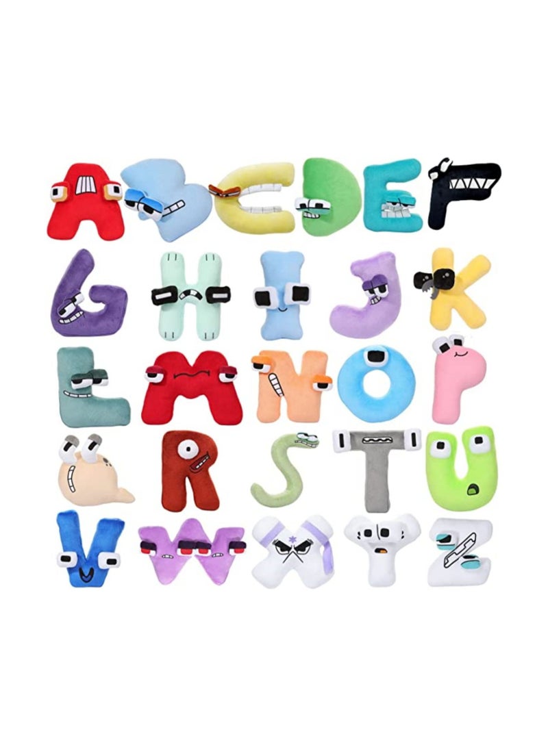 Alphabet Lore letter legend plush pillow doll children's enlightenment education doll letter W  - Image 3