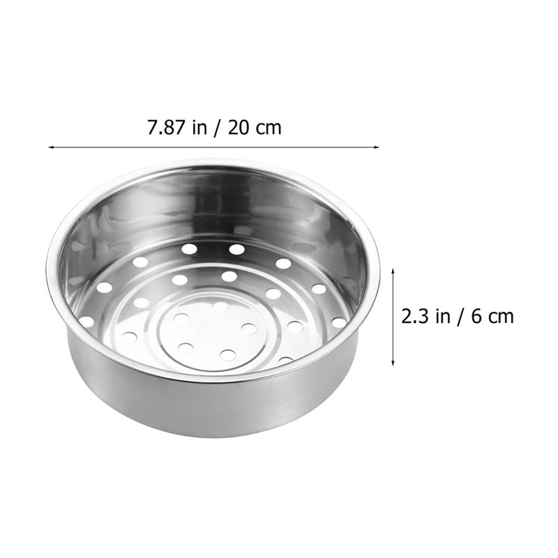 4 pcs Steamer Basket: Thick And Stainless Steel Steam Rack - Rice Cooker Liner Basket for Steaming Food - Vegetables Dumplings and Buns - Image 3