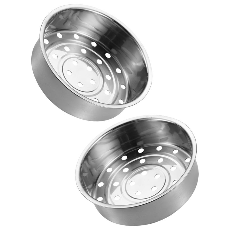 4 pcs Steamer Basket: Thick And Stainless Steel Steam Rack - Rice Cooker Liner Basket for Steaming Food - Vegetables Dumplings and Buns - Image 5