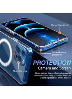 Rock Pow For iPhone 16 Pro Max Case, Camera Control, Compatible with MagSafe, Shockproof -Grade Protection, Magnetic Phone Case for iPhone 16 Pro Max, Classic Hybrid Case (HaloLock)  - Image 4