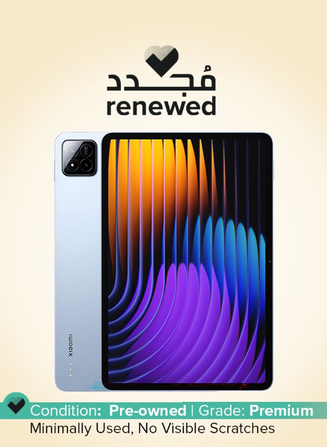 شاومي Renewed - Pad 7 Pro 11.2-Inch Blue 12GB RAM 512GB WiFi - Global Version - Image 1