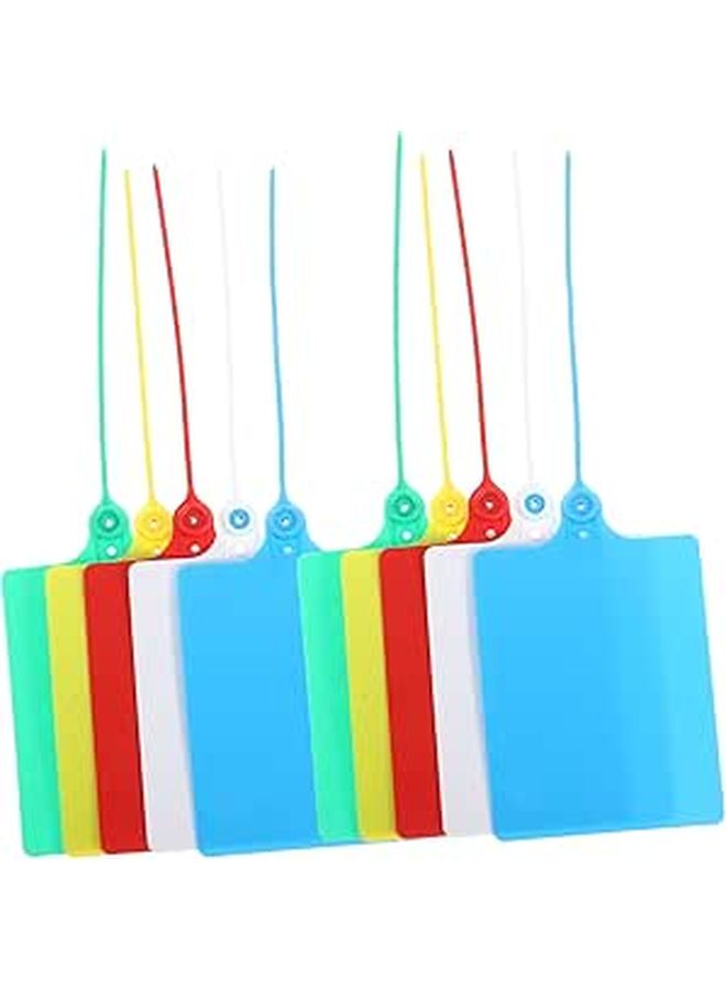 Writable Plastic Luggage Tags With Cord For Shipping - Image 1