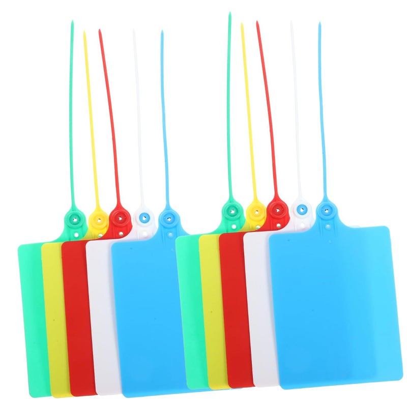Writable Plastic Luggage Tags With Cord For Shipping - Image 2