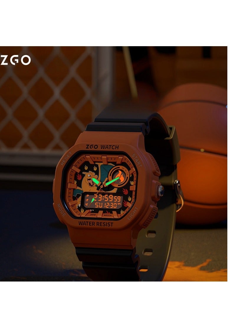 ZGO Student Gift Multi functional Waterproof Sports Electronic Watch - Image 2