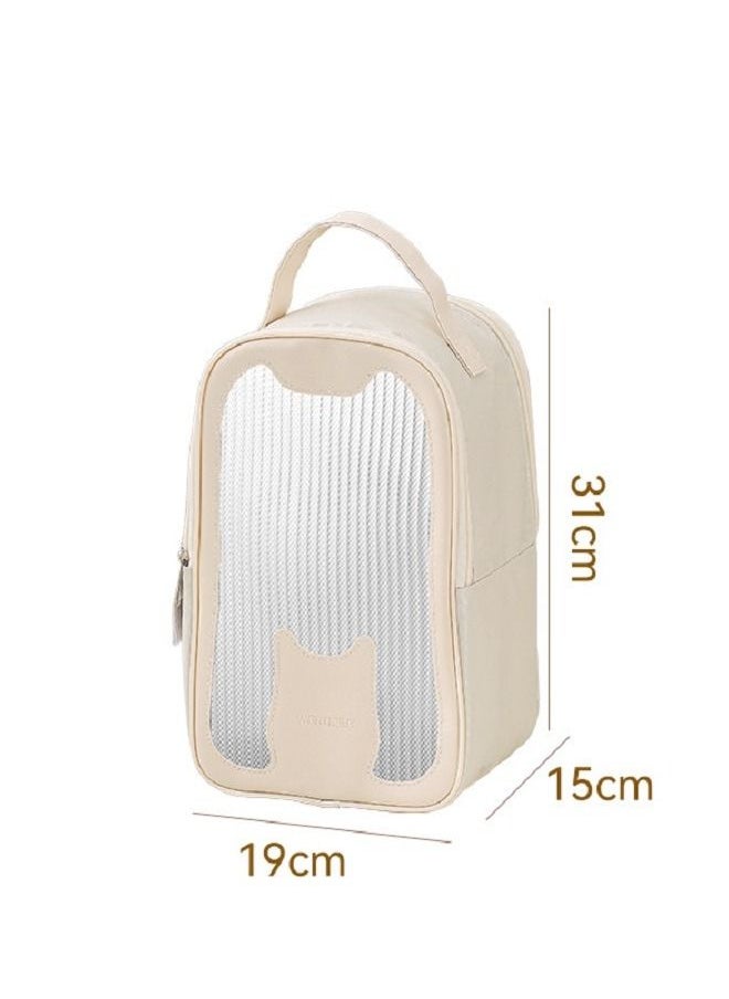 Y&D - Portable lunch box insulation bag student picnic aluminum foil cold insulation ice bag office worker portable lunch bag lunch box bag - Image 1