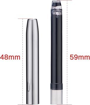 GOLD LEAF Jinhao 10 Retractable Fountain Pen Accessories – 1 Pack Metal Protector with Black Ink Cartridge, 5.5mm Bore Diameter, - Image 2