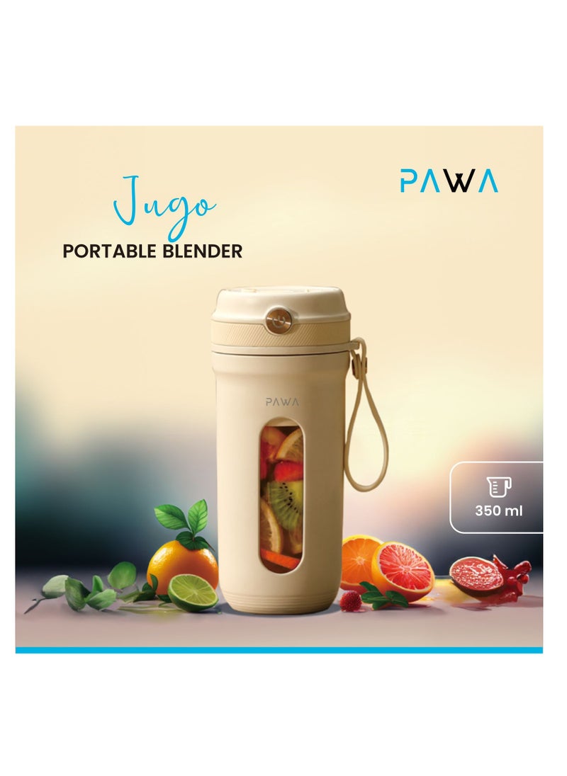 Pawa - Pawa Jugo Portable Blender 350ml 80W, USB Tyoe-C Rechargeable Juicer Jar, Waterproof Fruit Mixing Machine - Image 1
