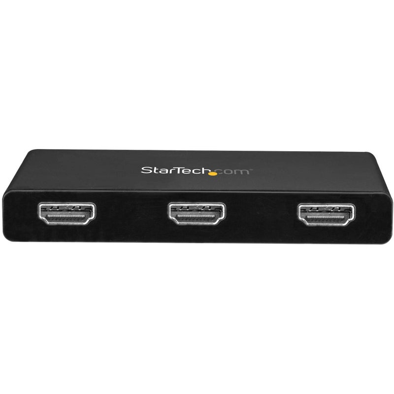 Startech.com StarTech.com 3-Port USB-C Multi-Monitor Adapter, USB Type-C to 3x HDMI MST Hub, Triple 1080p 60Hz HDMI Laptop Display Extender / Splitter, Extra-Long Built-In Cable, Windows Only (MSTCDP123HD)  - Image 2