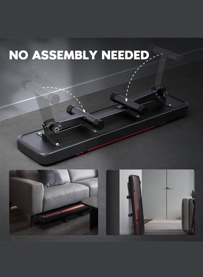 والالا مقعد رفع أثقال قابل للتعديل لصالة الألعاب الرياضية المنزلية - محطة ضغط قابلة للطي بسبعة أوضاع | مقعد لياقة بدنية متعدد الاستخدامات لتمرين كامل الجسم (مائل/منخفض/مستوٍ) - سعة 660 كجم - Image 5