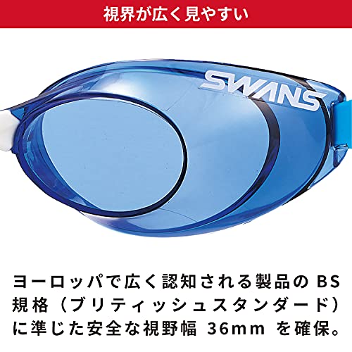 SWANS Sniper SR-10M EMSK Swimming Goggles, Made in Japan, Racing, Smoke x Emerald Mirror, Non-Cushioned, 12 Years Old to Adults, Fina Certified - Image 4