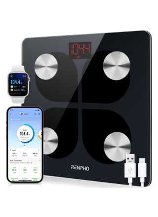Rechargeable Smart Scale, Digital Weight Scale for Body Weight, Bathroom Scale with BMI and Body Fat, FSA HSA Eligible, Body Composition Monitor with Smartphone App, 396 lbs, Elis 1 - pzsku/Z1396D39CA1C26DF97050Z/45/1743366737/67d3d08b-fce3-4d88-ac0f-81979d6e8733