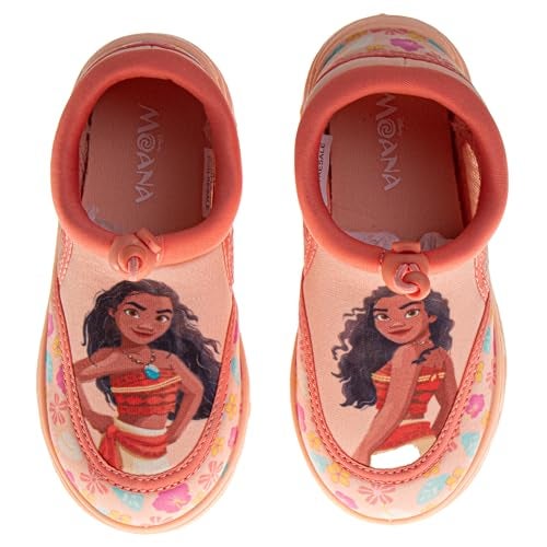 Josmo Moana Girls Water Shoes Island Adventure Slip-On Aqua Socks Quick Dry Beach Pool Swim Shoes- Orange Size 11-12 Little Kid - Image 1