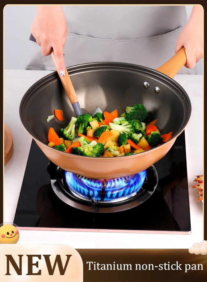 مقلاة التيتانيوم الصحية المانعة للالتصاق ذات الضغط المنخفض - Image 1