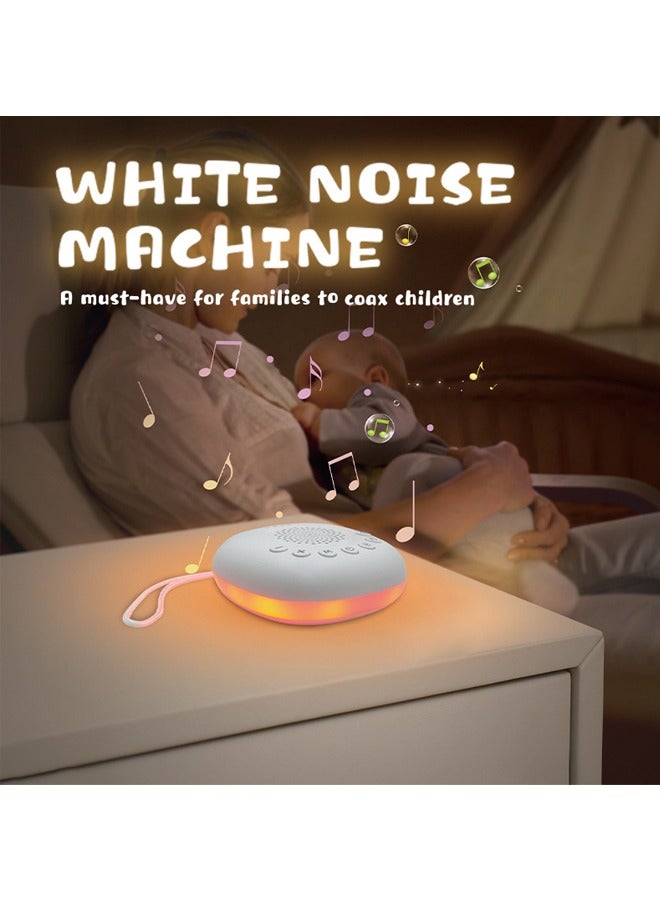 White Noise Machine Night Lights  | Portable Serenity Sound Machine with 20 Relaxing Sounds u0026 RGB LED Night Lights | Compact Sleep Noise Machine for Sleep Aid and Relaxation with Adjustable Timer and Volume - Image 1