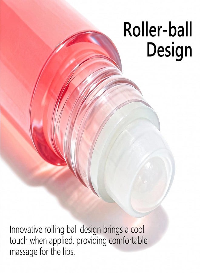 FREEORR 2Pcs Fruity Flavors Rolly Lip Gloss, Classic Roller-Ball Design, Hydrating and Moisturizing Lip Balm, Nourishing Shine, Natural Lip Care Fruit Lips Oils for Dry and Chapped Lips- CHERRY - Image 4