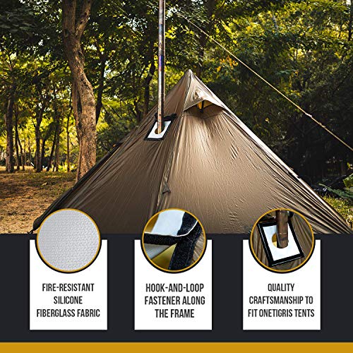 OneTigris Hot Tent Stove Jack, 9" x 7.8" - Image 4