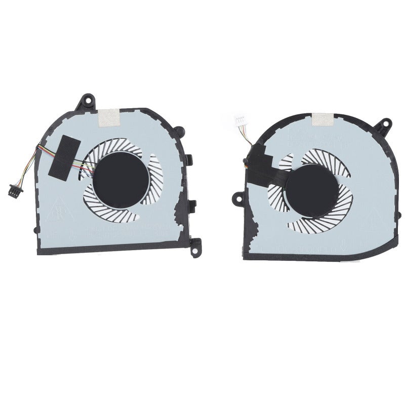 Laptop CPU GPU Cooling Fan Aluminum Alloy ABS 4 Pin Connector - Silent Operation Efficient Heat Dissipation for Dell XPS 15 9570 7590 5530 5540 Series - Image 1