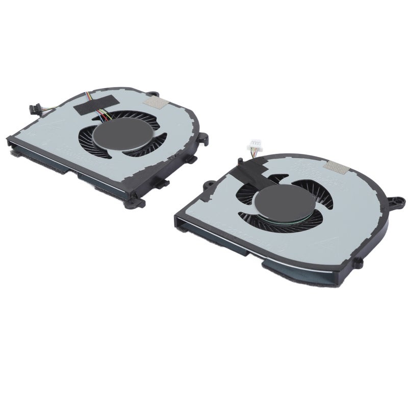Laptop CPU GPU Cooling Fan Aluminum Alloy ABS 4 Pin Connector - Silent Operation Efficient Heat Dissipation for Dell XPS 15 9570 7590 5530 5540 Series - Image 5