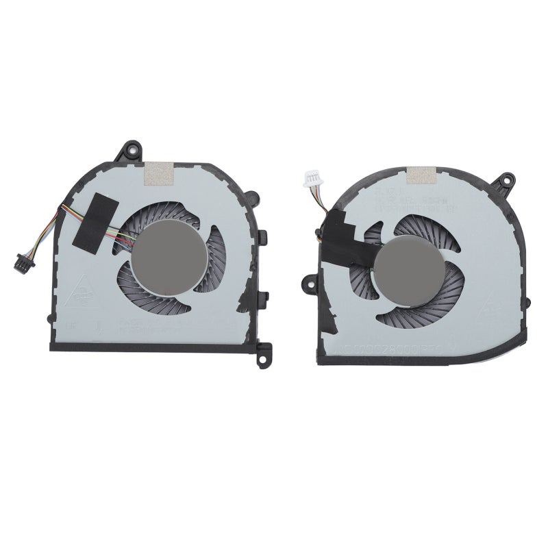 Laptop CPU GPU Cooling Fan Aluminum Alloy ABS 4 Pin Connector - Silent Operation Efficient Heat Dissipation for Dell XPS 15 9570 7590 5530 5540 Series - Image 2