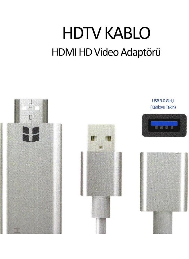 Techmaster iPhone Android 1080P Image Transfer HDTV HDMI Cable  - Image 1