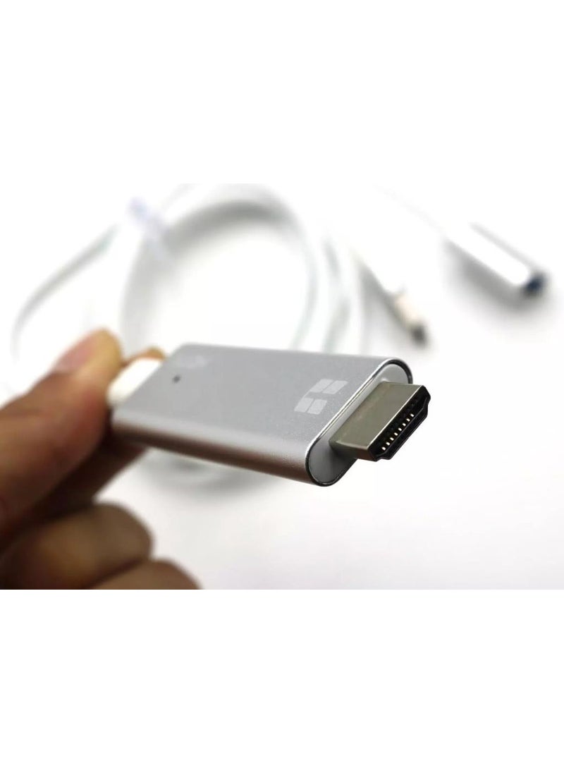 Techmaster iPhone Android 1080P Image Transfer HDTV HDMI Cable  - Image 3