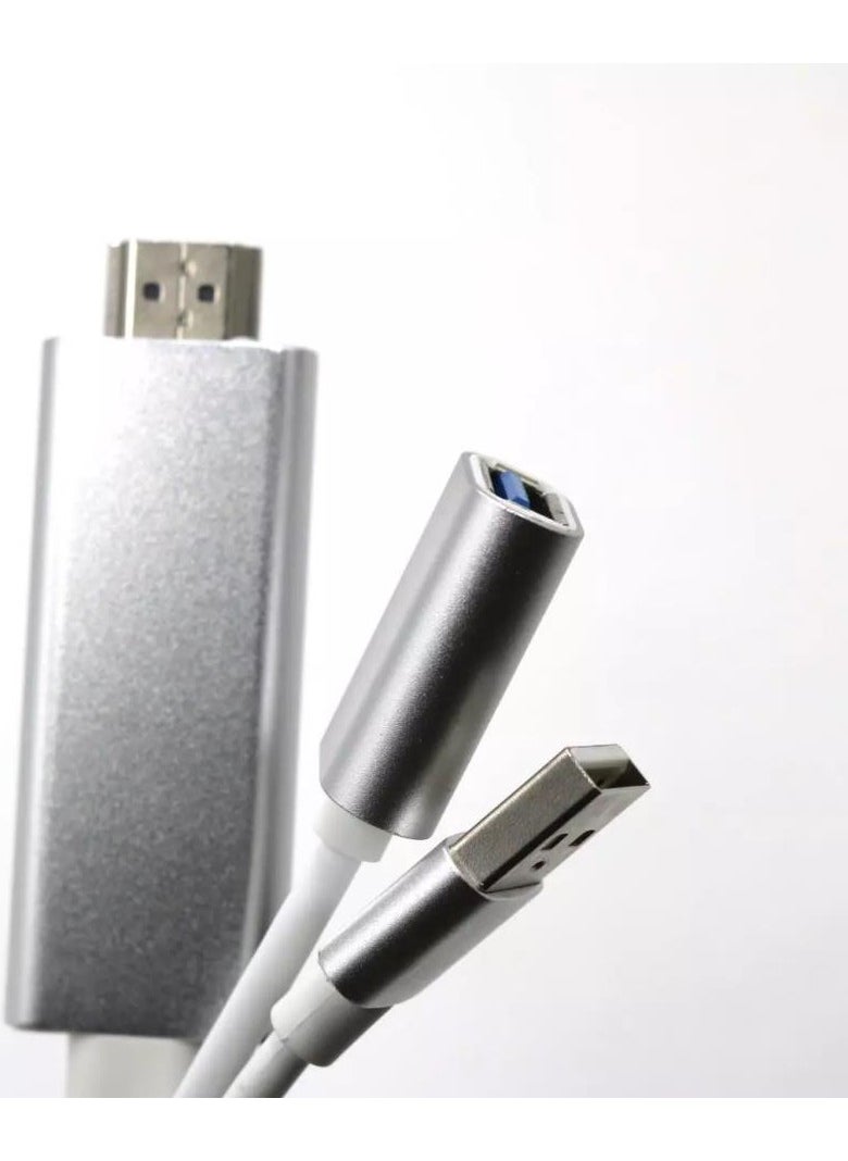 Techmaster iPhone Android 1080P Image Transfer HDTV HDMI Cable  - Image 2