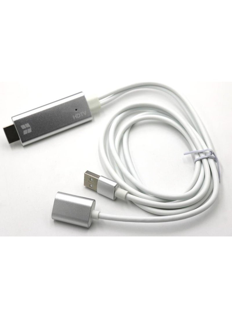 Techmaster iPhone Android 1080P Image Transfer HDTV HDMI Cable  - Image 4