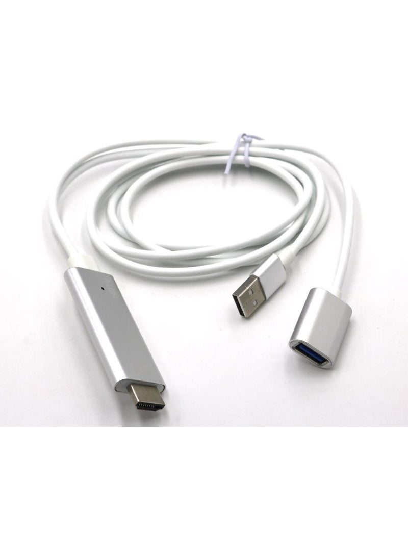 Techmaster iPhone Android 1080P Image Transfer HDTV HDMI Cable  - Image 5