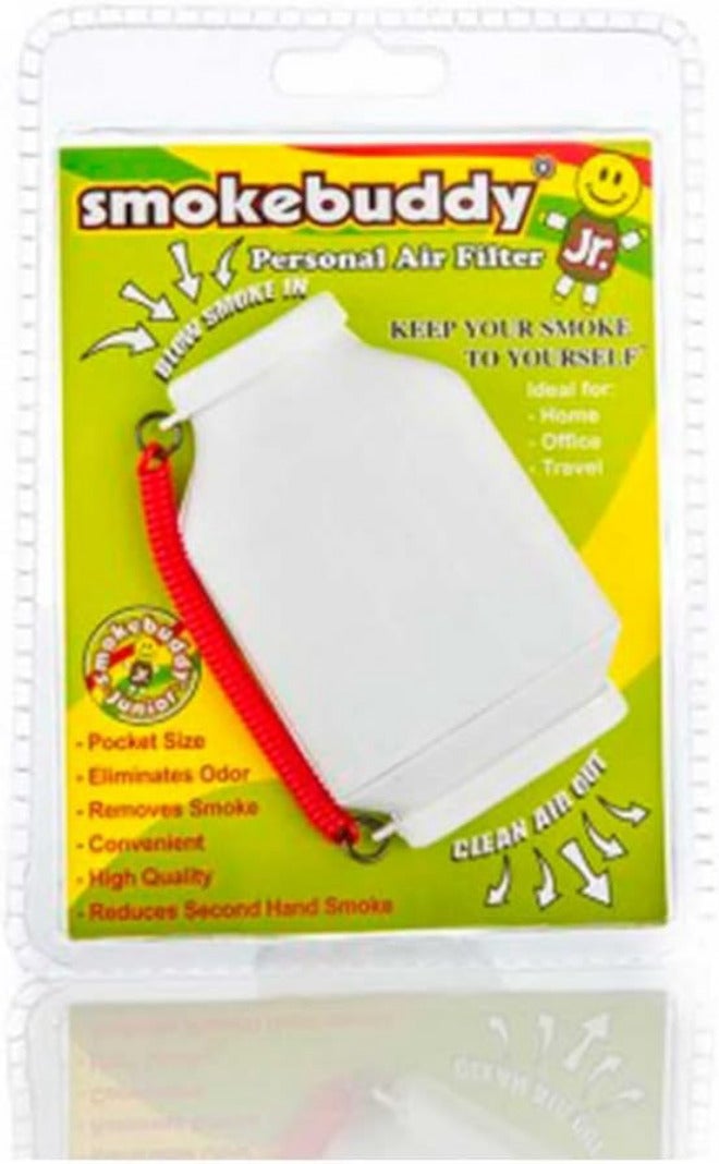 smokebuddy Smoke Buddy smokebuddy 0420-WJ Junior Personal Air Filter, White - Image 1