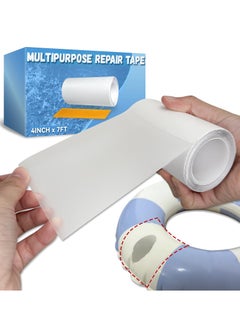 Inflatable Patch Repair Kit Waterproof, Air Mattress Patch Kit, TPU Pool Repair Patch Kit, Multipurpose Repair Tape for Air Mattress, Bounce House, Inflatable Toys, Tent, Swimming Ring, Heavy Duty