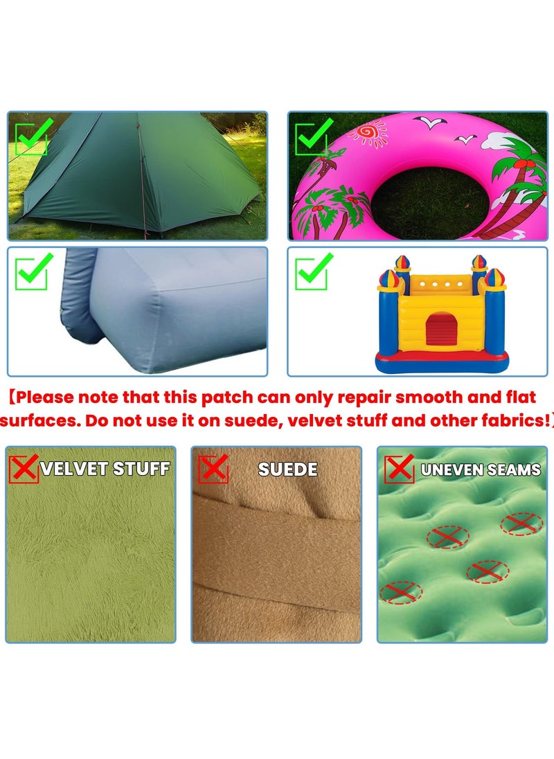 KASTWAVE - Inflatable Patch Repair Kit Waterproof, Air Mattress Patch Kit, TPU Pool Repair Patch Kit, Multipurpose Repair Tape for Air Mattress, Bounce House, Inflatable Toys, Tent, Swimming Ring, Heavy Duty - Image 1