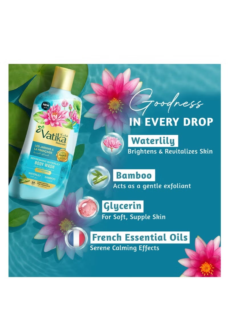 Vatika Naturals Mesmerizing Jasmine Body Wash 250ml, 24H Long-Lasting Fine Fragrance, Enriched with Hyaluronic Acid, With Essential Oils from France - Image 4