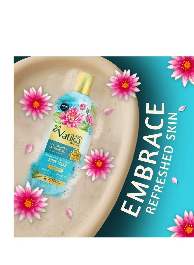 Vatika Naturals Mesmerizing Jasmine Body Wash 250ml, 24H Long-Lasting Fine Fragrance, Enriched with Hyaluronic Acid, With Essential Oils from France - Image 3