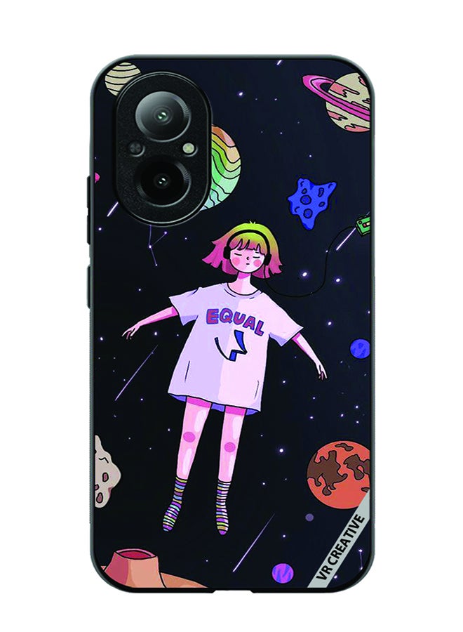 Protective Case Cover For Realme C67 4G Galaxy Design Multicolour